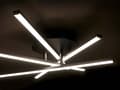Miniatyrbillede 6 af 11: 4-pærers LED-loftlampe 35W 4000K Moderne rund loftlampe med fjernbetjening, Rivera