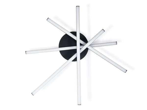 4-pærers LED-loftlampe 35W 4000K Moderne rund loftlampe med fjernbetjening, Rivera