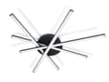 Miniatyrbillede 1 af 11: 4-pærers LED-loftlampe 35W 4000K Moderne rund loftlampe med fjernbetjening, Rivera