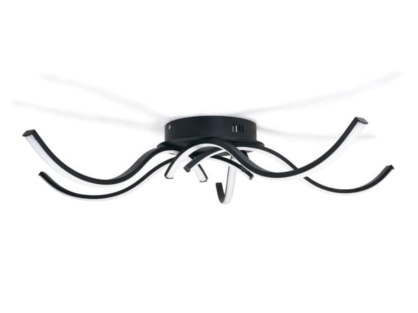 5-pærers LED-loftlampe 47W 4000K Moderne rund loftlampe med fjernbetjening, Istrien
