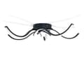 Miniatyrbillede 3 af 11: 5-pærers LED-loftlampe 47W 4000K Moderne rund loftlampe med fjernbetjening, Istrien