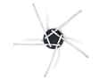 Miniatyrbillede 8 af 11: 5-pærers LED-loftlampe 47W 4000K Moderne rund loftlampe med fjernbetjening, Istrien
