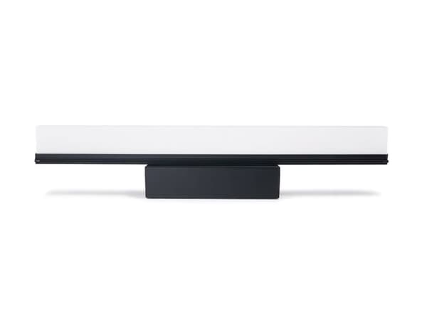 LED spejllampe 40cm, makeuplampe 10W 4000K, badeværelseslampe væglampe IP65, sort (Dafne)