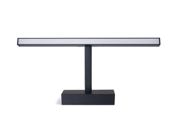 LED spejllampe 40 cm, makeuplampe 9W 4000K, badeværelseslampe væglampe IP65, sort (Adel 9W)