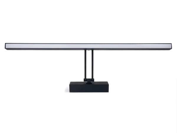 LED spejllampe 60cm, makeuplampe 14W 4000K, badeværelseslampe, væglampe IP44, sort (Amari)