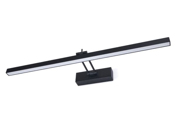 LED spejllampe 60cm, makeuplampe 14W 4000K, badeværelseslampe, væglampe IP44, sort (Amari)