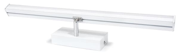 LED spejllampe 50cm, makeuplampe 9W 4000K, badeværelseslampe væglampe IP44, hvid (Elza)