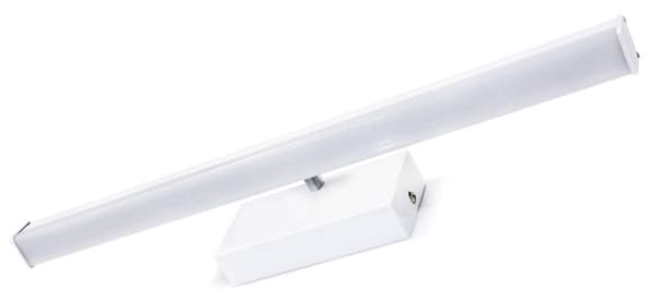 LED spejllampe 50cm, makeuplampe 9W 4000K, badeværelseslampe væglampe IP44, hvid (Elza)