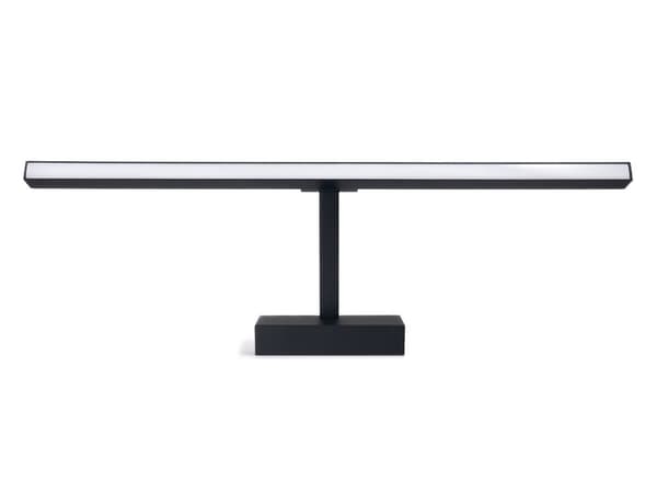 LED spejllampe 60cm, makeuplampe 14W 4000K, badeværelseslampe væglampe IP44, sort (Jenna)