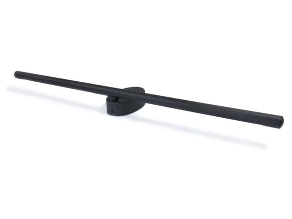 LED Spejllampe 70cm, Makeuplampe 10W 4000K, Badeværelseslampe Væglampe IP65, Sort (Rato)