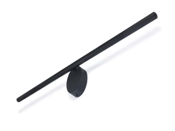 LED Spejllampe 70cm, Makeuplampe 10W 4000K, Badeværelseslampe Væglampe IP65, Sort (Rato)