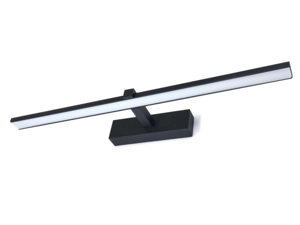 LED-peilivalaisin 60cm, meikkivalo 12W 4000K, kylpyhuoneen seinävalaisin IP65, musta (Venus)
