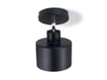 Miniatyrbillede 3 af 8: LED-loftspotlight, LED-kablet lampe, vægspotlight med 1 flamme, 1x E27 sort LED, retro (LW18)