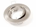 Miniatyrbillede 1 af 11: LED indbygget spotlight rund metal satin perfekt til GU10 50mm LED-pærer + GU10 Sita-fatning