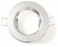 Miniatyrbillede 3 af 6: LED indbygget spotlight rund metal krom ideel til GU10 50mm LED pærer + GU10 fatning Tasi