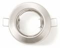Miniatyrbillede 6 af 6: LED indbygget spotlight rund metal satin perfekt til GU10 50mm LED pærer + GU10 fatning Tasi