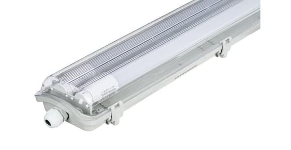 x G13 LED-kosteudenkestävä valaisin IP65, 2 x T8 LED, 36 W 3600 LM 120 cm, neutraali valkoinen 4000 K