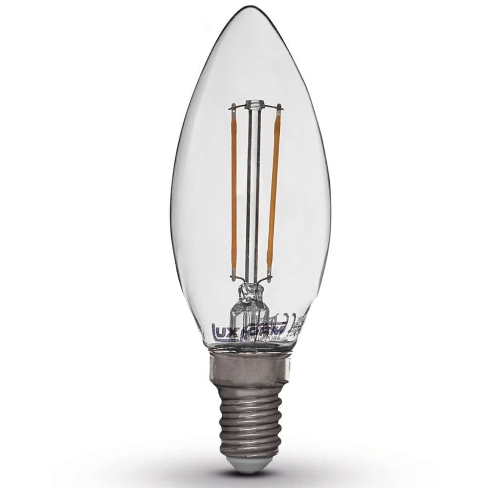 Luxform 4stk LED Lyspær Stearinlys Form 4 W E14 230 V 2700 K A+