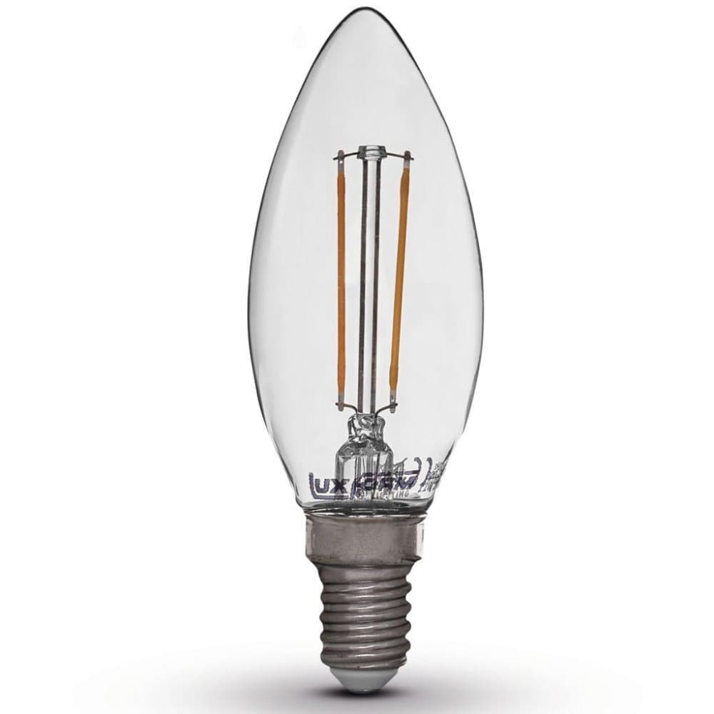 Luxform 4stk LED Lyspær Stearinlys Form 2 W E14 230 V 2700 K A++