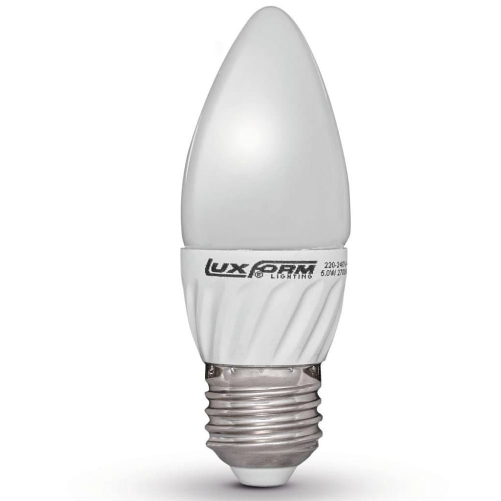 Luxform 4stk LED Lyspær Stearinlys Form E27 230 V 2700 K