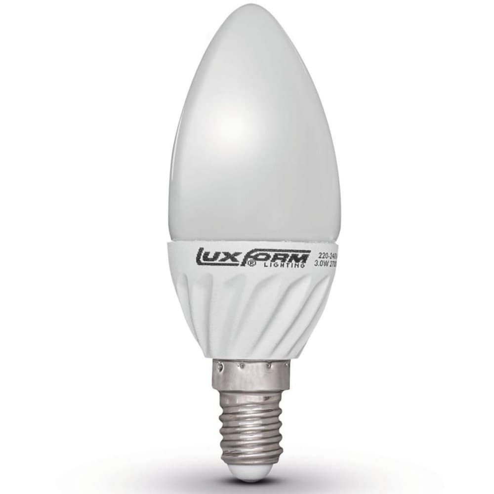 Luxform 4stk LED Lyspær Stearinlys Form 3 W E14 230 V 2700 K