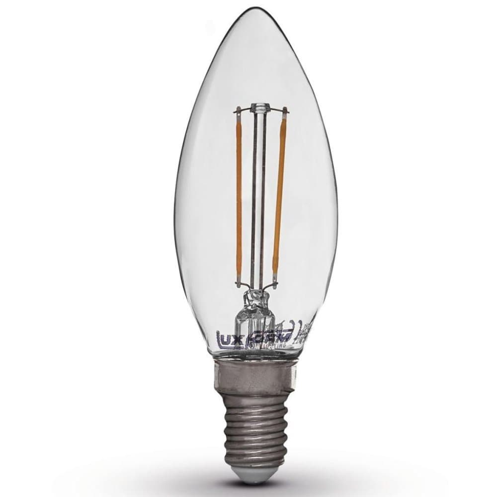 Luxform 4stk LED Lyspær Stearinlys Form 4 W E14 230 V 2200 K