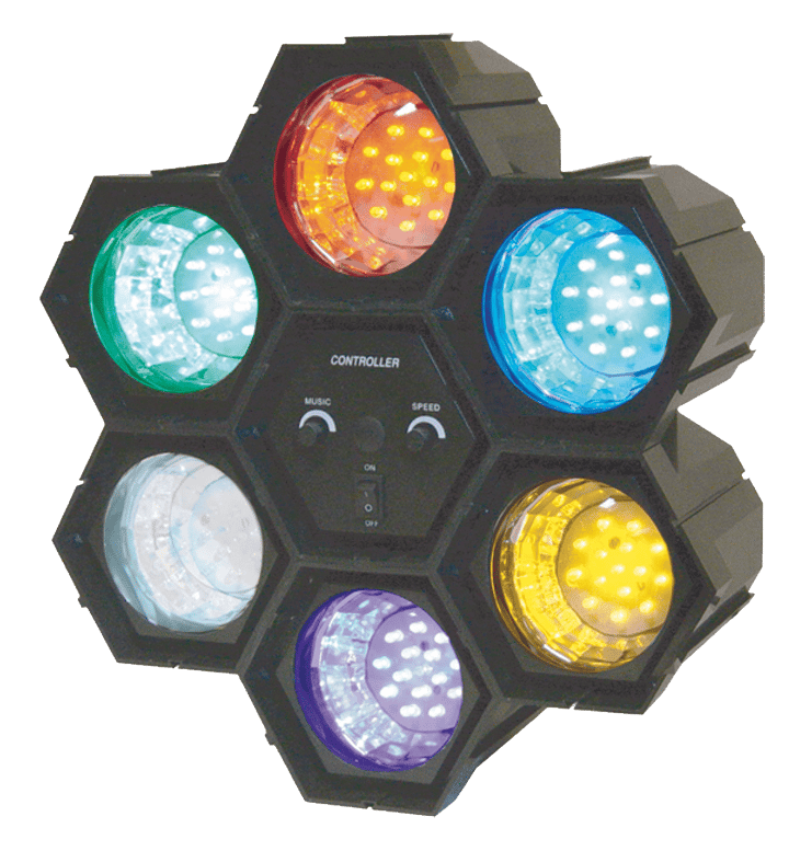 Ibiza 6-POD LED juhlavalo