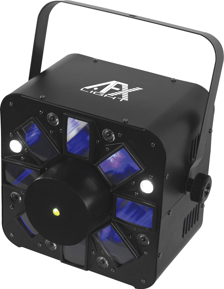 AFX Combo 3-i-1 LED lyseffekt med Rød/Grøn laser