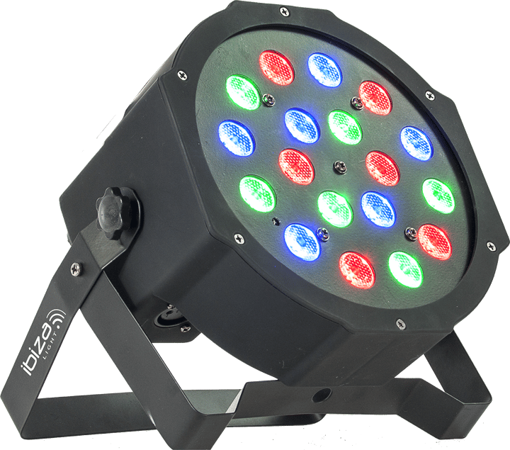 Ibiza LED PAR lampe, DMX styret