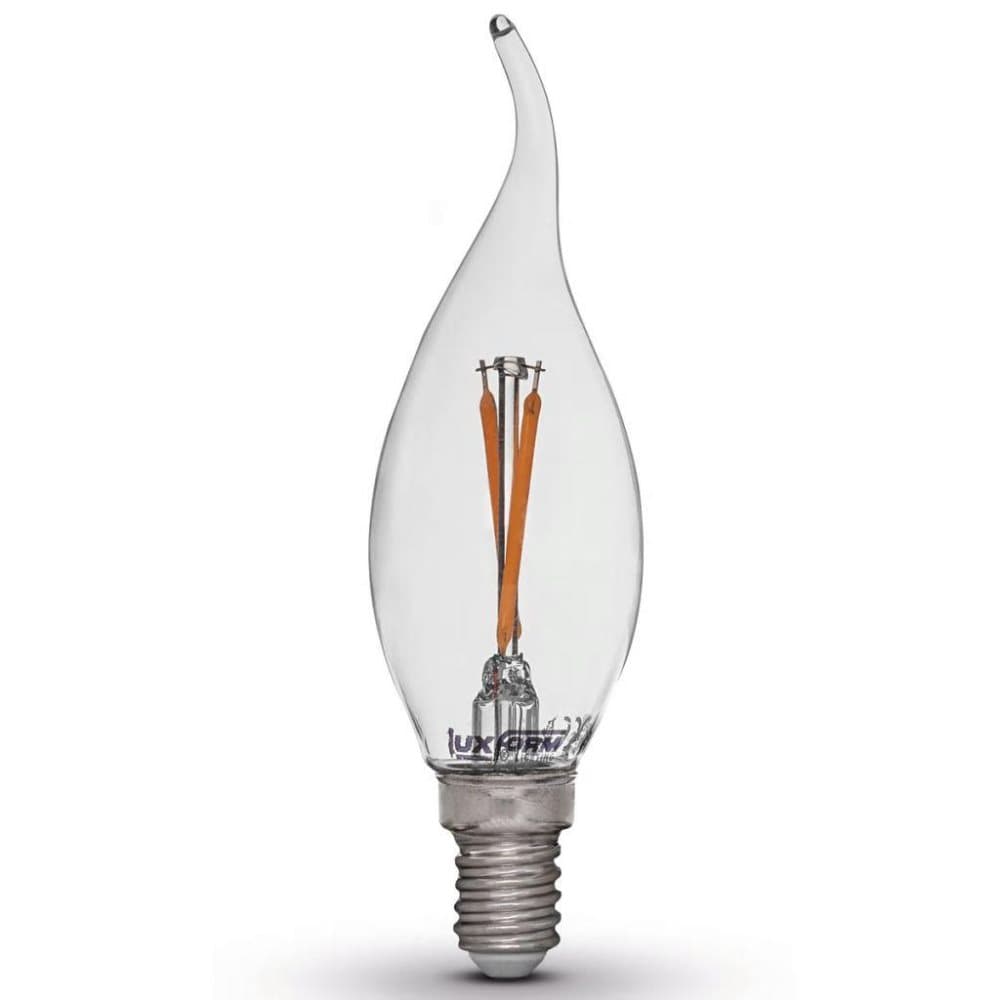 Luxform Sett 4 Flammeformet LED Lyspære E14 3 W 2700 K