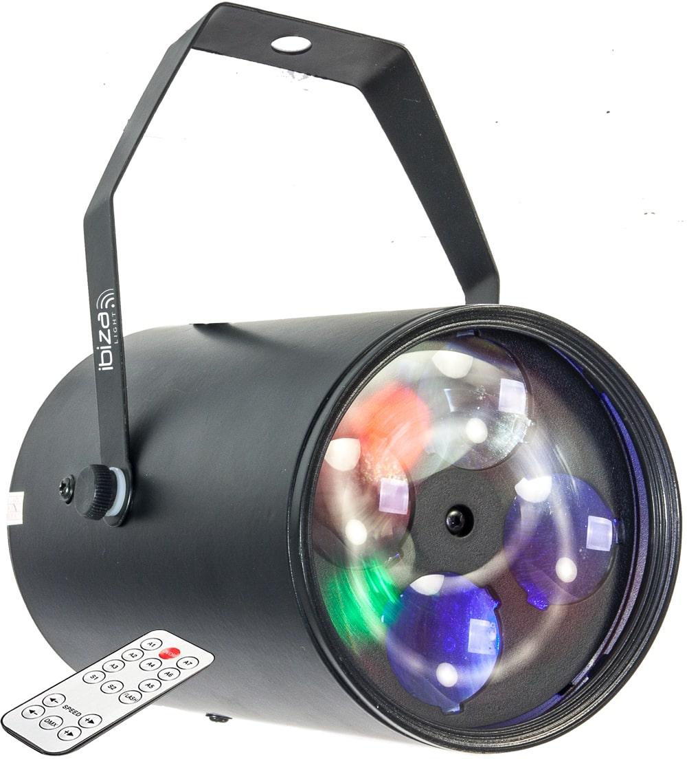 Ibiza Gobo Moon RGBW 4 x 3 wattia