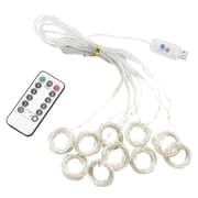 USB-driven LED-gardin - Varmt Ljus