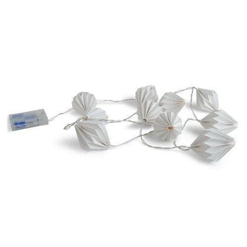 No1 Ljusslinga Pappersbollar 10 st Led bollar