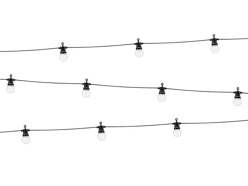 LED slinga "Glödlampa" inne/ute, 5 m