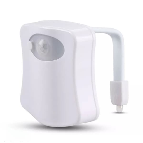 Toiletlampe med bevægelsessensor LED - 8 farver