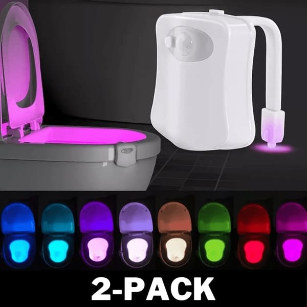 RGB Lampa för Toalett med Rörelsesensor