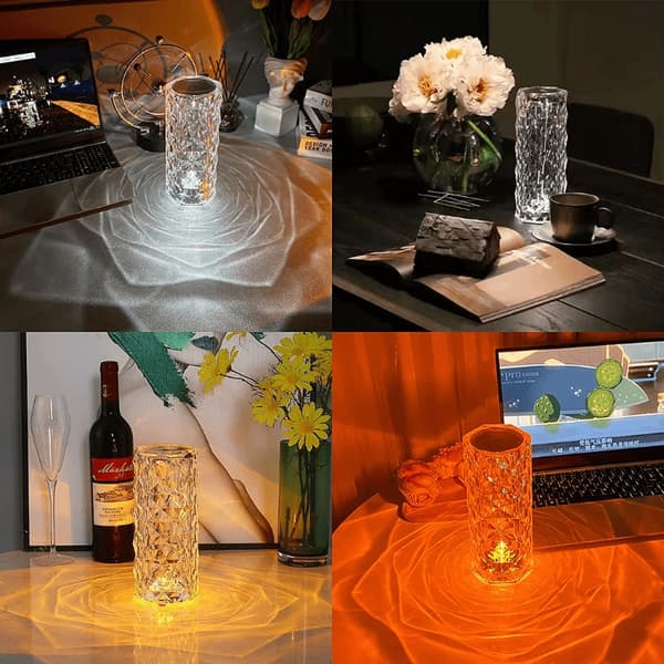 LED Lampa - RGB Bordslampa med Touch och Fjärrkontroll