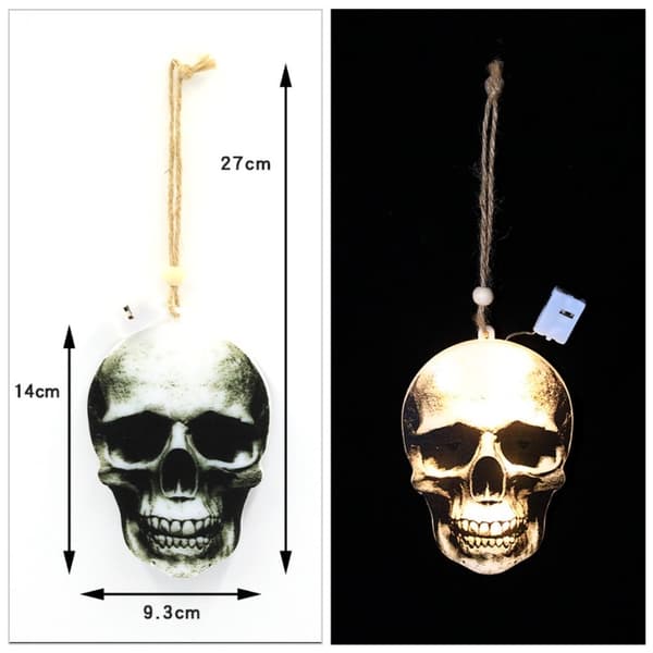 Halloween Hängande LED-ljus Dödskalle Festdekor - Dödskalle