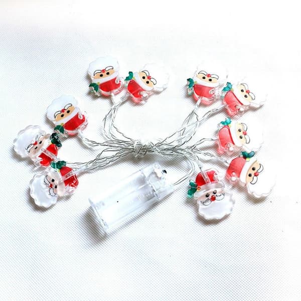 1,5 m 10 LED-lampor Santa Claus String Light Dekorativ - Tomtar