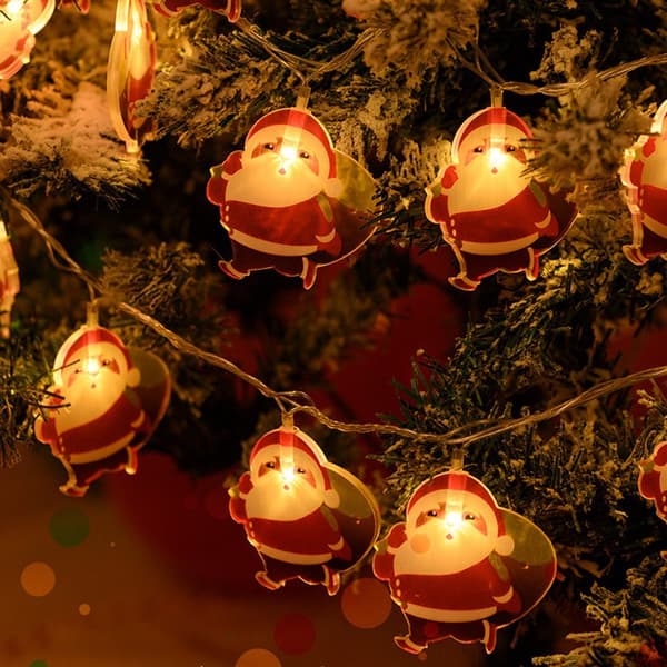 1,5 m 10 LED-lampor Santa Claus String Light Dekorativ - Tomten