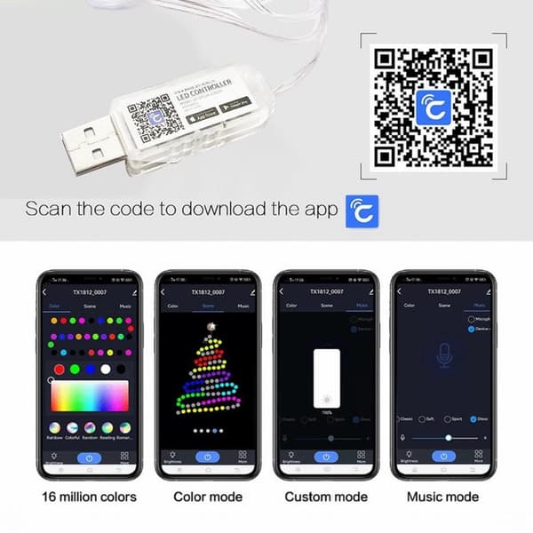Smart LED-nauha 5m: Valaise kotisi