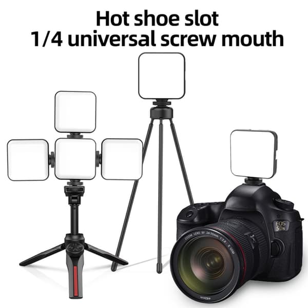 LED-lys 3000-6000K Dæmpbar lyslampe Live-udsendelse fotografibelysning