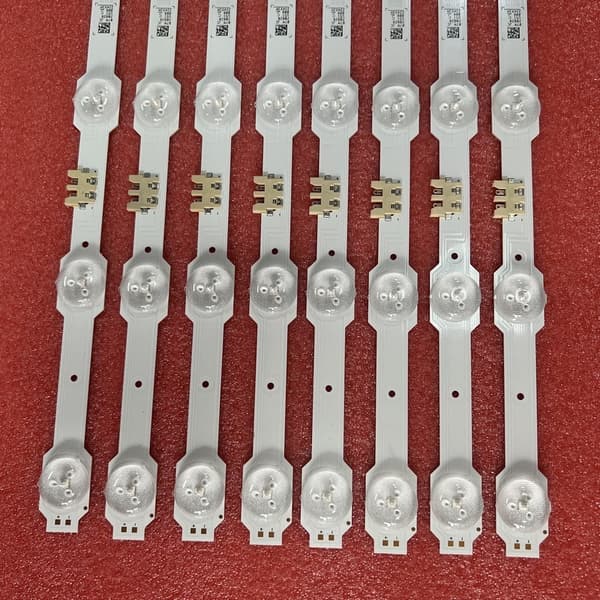 LED-bakgrundsbelysning, kompatibel med Samsung UE55HU7100U och UN55HU7250F, enkel att installera BN96-33493A 33494A DCGE-550DCA-R5.