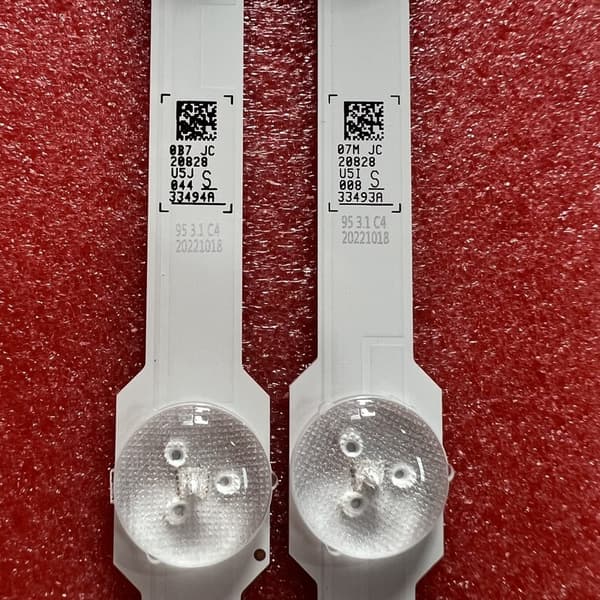 LED-bakgrundsbelysning, kompatibel med Samsung UE55HU7100U och UN55HU7250F, enkel att installera BN96-33493A 33494A DCGE-550DCA-R5.