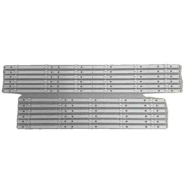 LED-taustavalonauha, 12 kpl setti, yhteensopiva LB65065 V0_00 ja LB65065 V1 kanssa.