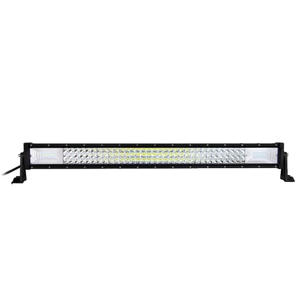 LED-lysbar, buet/ligelinje design, 7D 3-rækker teknologi., Buet 32 tommer ledning