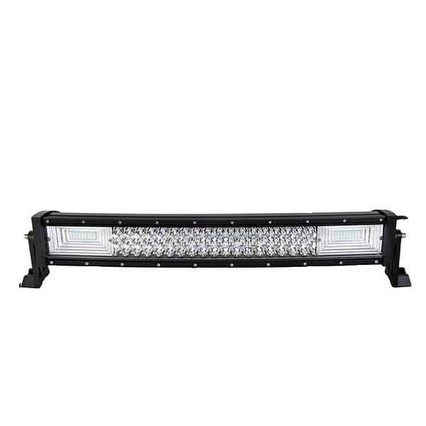LED-lysbar, buet/ligelinje design, 7D 3-rækker teknologi., Buet 32 tommer ledning