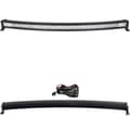 Miniatyrbillede 1 af 2: LED-lysbar, buet/ligelinje design, 7D 3-rækker teknologi., Buet 32 tommer ledning