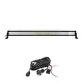Miniatyrbillede 1 af 2: LED-lysbar, buet/ligelinje design, 7D 3-rækker teknologi., Buet 32 tommer ledning
