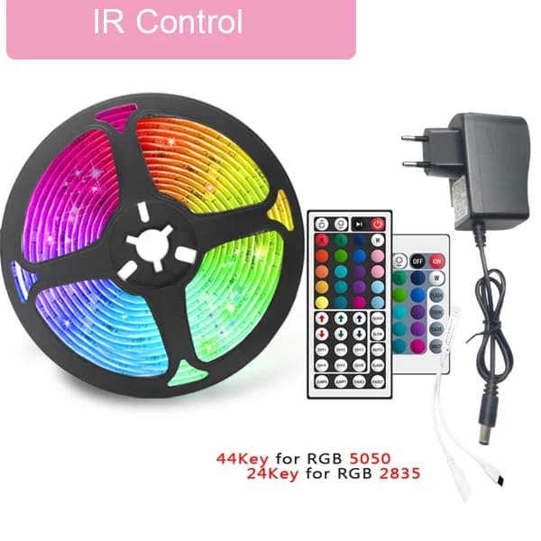 LED-ljusremsor, Bluetooth-anslutning, vattentät teknik, WIFI-kontroll, 10M Ej vattentät, RGB 5050